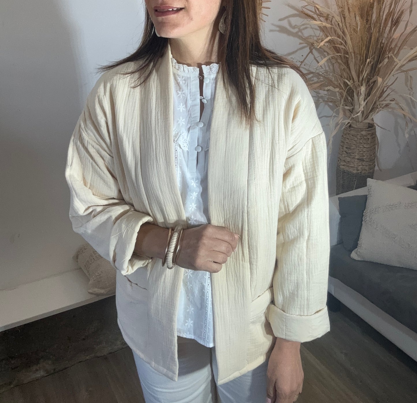 La veste Karla beige